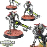 Necrons - 10x Necron Warriors & 3x Scarabs - bemalt