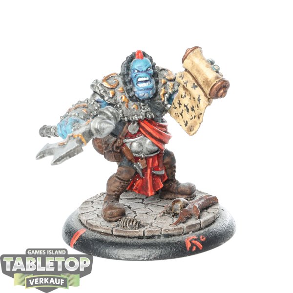 Hordes - Trollbloods Stone Scribe Chronicler - bemalt