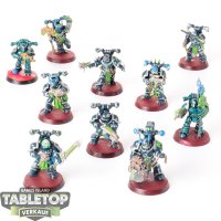 Chaos Space Marines - 10 x Chaos Space Marines - bemalt