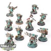 Chaos Space Marines - 10 x Chaos Space Marines  - bemalt