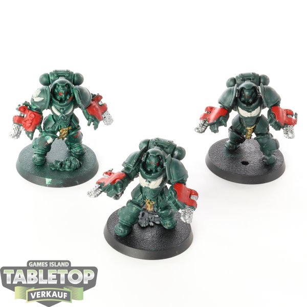 Space Marines - 3x Primaris Aggressors - bemalt