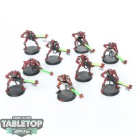 Necrons - 9x Necron Warriors (Classic) - bemalt