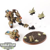 Tau Empire - XV95 Ghostkeel Battlesuit, 2 Drones -...