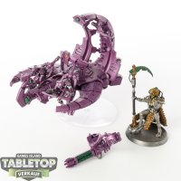 Necrons - Necron Catacomb Command Barge - teilweise bemalt