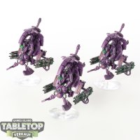 Necrons - 3 x Tomb Blades - bemalt