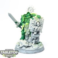 Space Marines - Captain with Relic Shield - teilweise bemalt