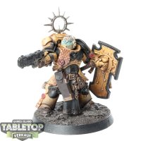 Space Marines - Lieutenant with Storm Shield - bemalt