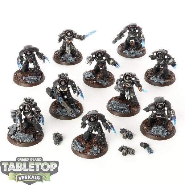 Horus Heresy - 10 x Legion Tartaros Terminator Squad - bemalt