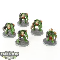 Space Marines - 5x Terminators - klassisch - bemalt