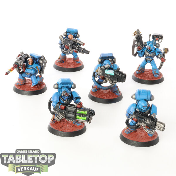 Space Marines - 6x Devastator  - bemalt