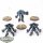 Raven Guard - 3 x Primaris Inceptors - bemalt