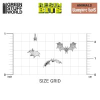 Green Stuff World - 3D printed set - Vampire Bats