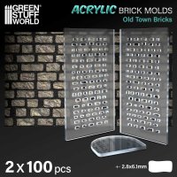 Green Stuff World - Acrylic molds - Old Bricks