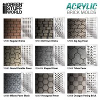 Green Stuff World - Acrylic molds - Old Bricks