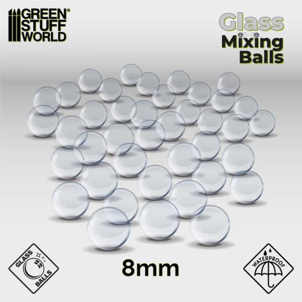 Green Stuff World - Glass Mixing Balls 8mm