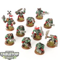 Orks - 11 x Ork Boyz - bemalt