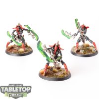 Necrons - 3 x Skorpekh Destroyers - bemalt