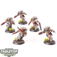 Space Marines - 5 x Assault Intercessors - bemalt