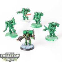 Space Marines - 5 x Vanguard Veteran Squad - teilweise...