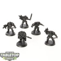 Space Marines - 5x Scouts (Classic) - grundiert