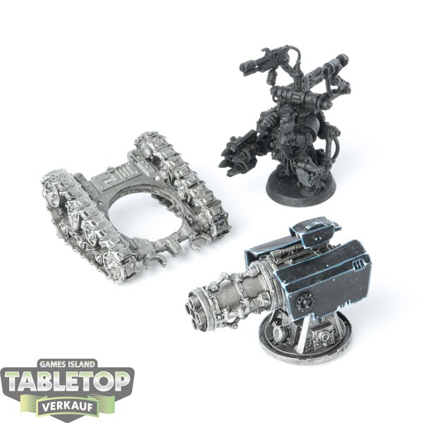 Space Marines - Thunderfire Cannon & Techmarine klassisch - teilweise bemalt