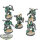 Chaos Space Marines - 5 x Chaos Space Marines klassisch - bemalt