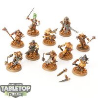 Chaos Space Marines - 10 Chaos Cultists - bemalt
