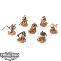 Chaos Space Marines - 7 Chaos Cultists - bemalt