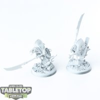 Nighthaunt - 2x Glaivewraith Stalkers - grundiert