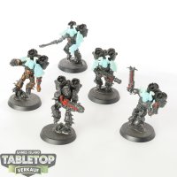 Chaos Space Marines - 5 x Raptors - teilweise bemalt