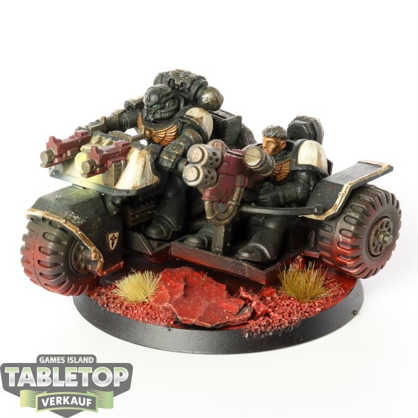 Space Marines - Attack Bike klassisch - bemalt