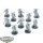 Chaos Space Marines - 10 Chaos Space Marines - unbemalt