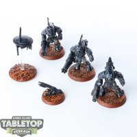 Tau Empire - 3 x XV25 Stealth Battlesuits - bemalt