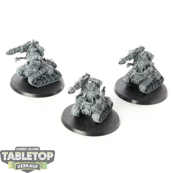 Adeptus Mechanicus - 3 x Kataphron Destroyers - teilweise bemalt