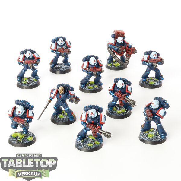 Space Marines - 10 x Tactical Squad klassisch - bemalt