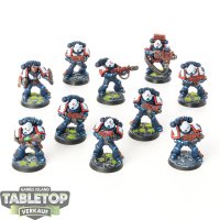 Space Marines - 10 x Tactical Squad klassisch - bemalt