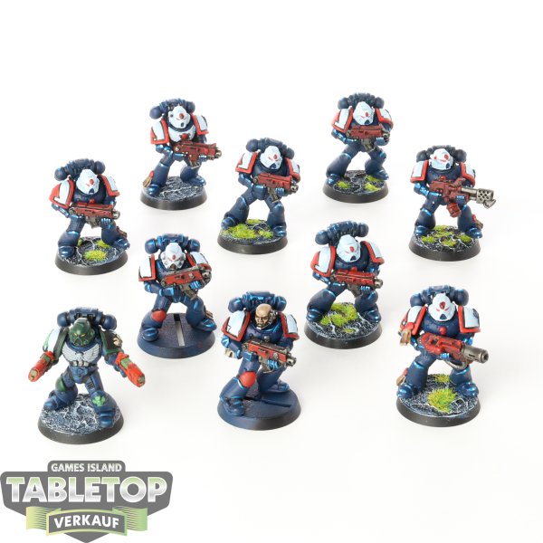 Space Marines - 10 x Tactical Squad klassisch - bemalt