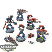 Space Marines - 5 x Devastator Squad klassisch - bemalt