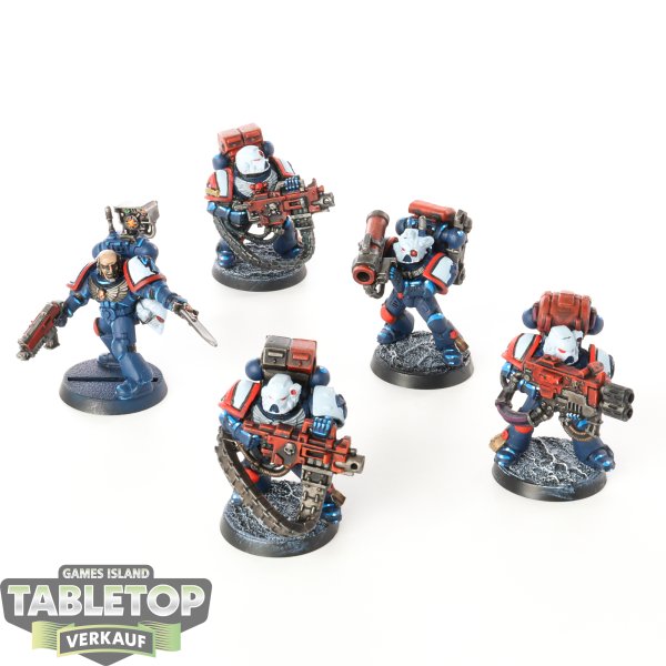 Space Marines - 5 x Devastator Squad klassisch - bemalt