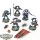 Space Marines - 5 x Company Command klassisch - bemalt