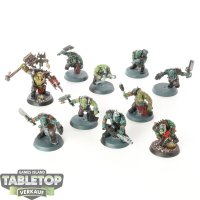 Orks - 10 x Boyz - teilweise bemalt