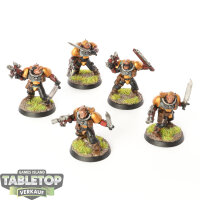 Space Marines - 5 Scouts  - bemalt