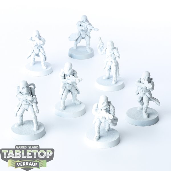 Galaktisches Imperium - 7 x Snowtroopers - grundiert