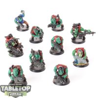 Orks - 10 Boyz klassisch - teilweise bemalt