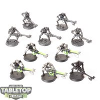 Necrons - 10 x Necron Warriors klassisch - teilweise bemalt