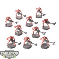 Necrons - 10 x Necron Warriors klassisch - teilweise bemalt