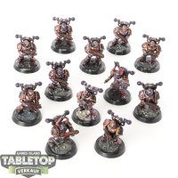 Chaos Space Marines - 12 Chaos Space Marines - bemalt