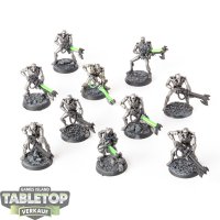 Necrons - 10 x Necron Warriors klassisch - teilweise bemalt