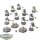 Necrons - 10 x Necron Warriors & 3 x Scarabs klassisch - teilweise bemalt
