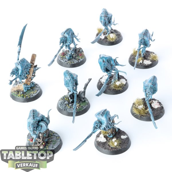 Nighthaunt - 9x Glaivewraith Stalkers - bemalt